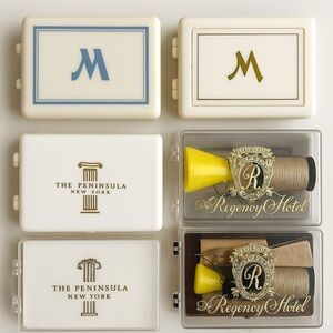🧵 Vintage Hotel Sewing Kit Collection –The Regency & Peninsula New York Lot of 5